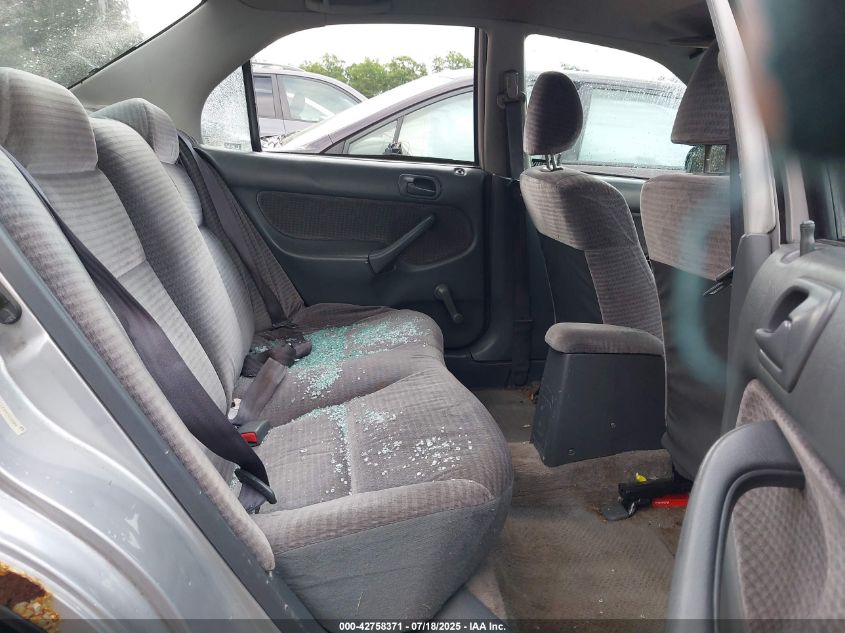 2000 Honda Civic Value Package VIN: 2HGEJ6611YH546899 Lot: 42758371