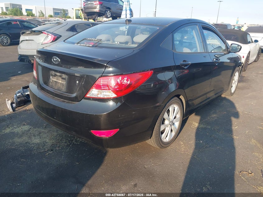 2012 Hyundai Accent Gls VIN: KMHCU4AE2CU058574 Lot: 42758867