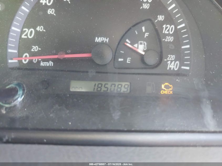 2002 Toyota Camry Le/Se/Xle VIN: JTDBE32K920085871 Lot: 42758957