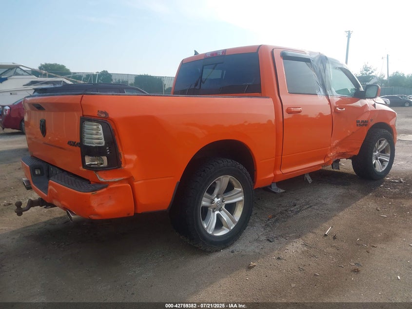 Vin: 1c6rr7mt1fs683227, lot: 43252707, ram 1500 sport 20154