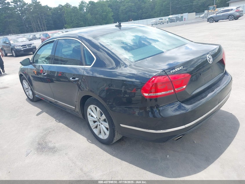 Vin: 1vwch7a36cc073039, lot: 43252843, volkswagen passat 2.5l sel 20123