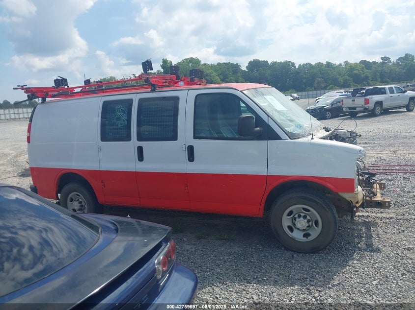 2019 Chevrolet Express 2500 Work Van VIN: 1GCWGAFG7K1311258 Lot: 42759697