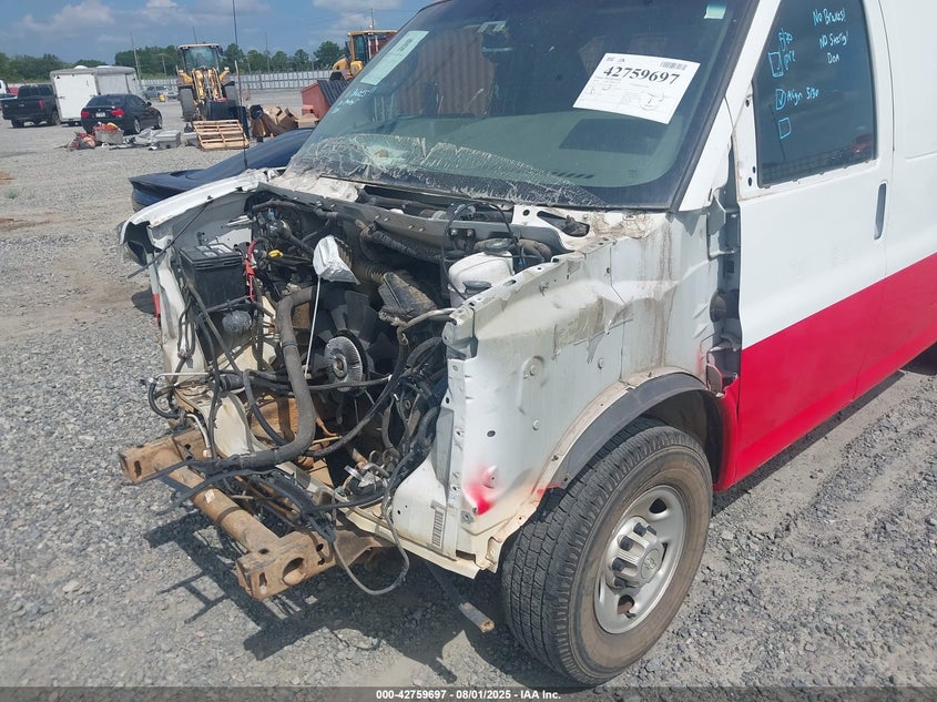 2019 Chevrolet Express 2500 Work Van VIN: 1GCWGAFG7K1311258 Lot: 42759697