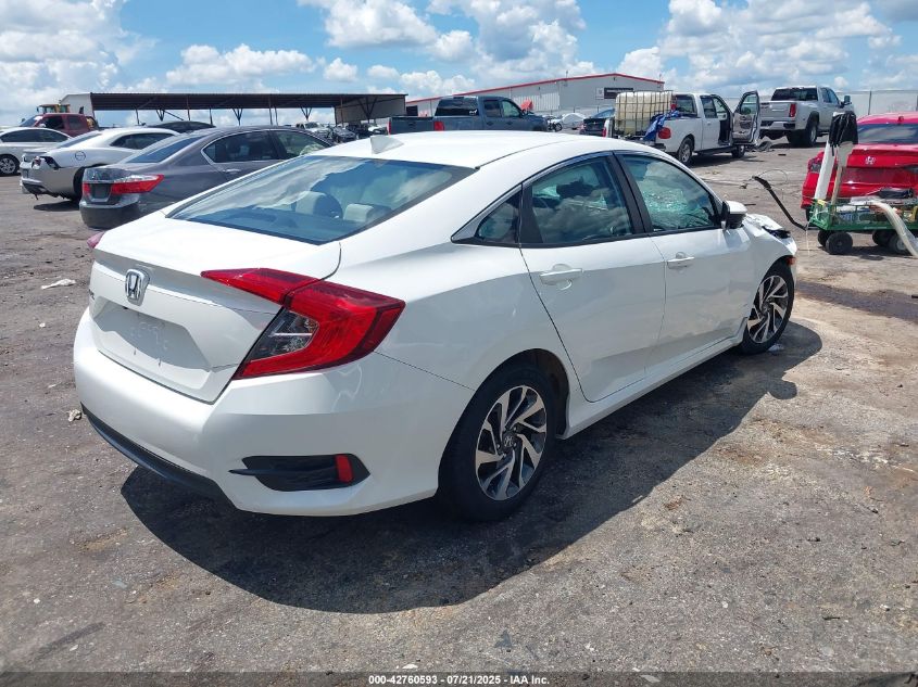 2017 Honda Civic Ex VIN: 19XFC2F78HE016354 Lot: 42760593