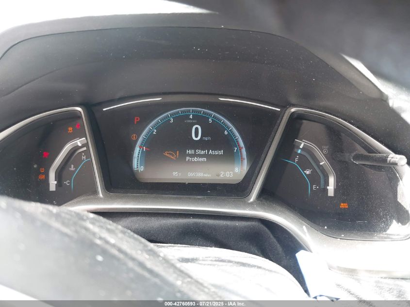 2017 Honda Civic Ex VIN: 19XFC2F78HE016354 Lot: 42760593