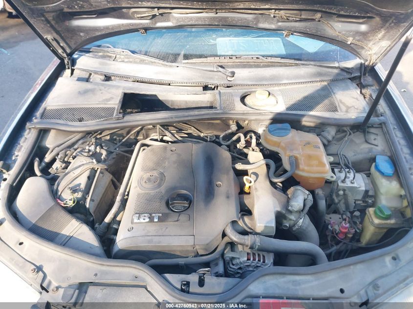 2000 Volkswagen Passat Gls VIN: WVWMA23BXYP357650 Lot: 42760943