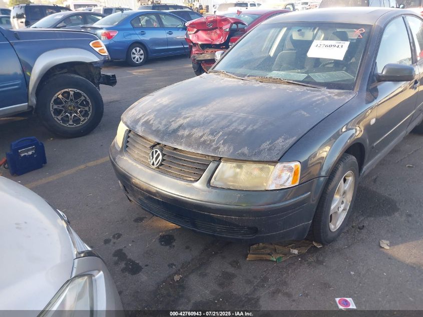 2000 Volkswagen Passat Gls VIN: WVWMA23BXYP357650 Lot: 42760943