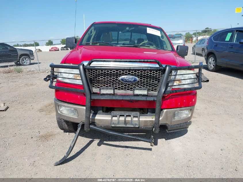 2005 Ford F-150 Fx4/Lariat/Xlt VIN: 1FTPW14515FB02968 Lot: 42762167