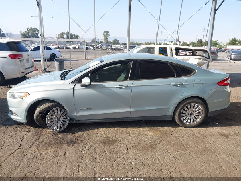 2014 FORD FUSION HYBRID S - 3FA6P0UU5ER368920