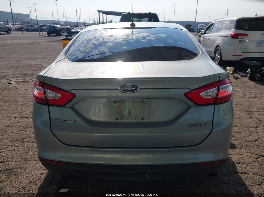 2014 FORD FUSION HYBRID S - 3FA6P0UU5ER368920