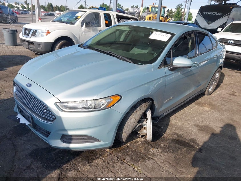 2014 FORD FUSION HYBRID S - 3FA6P0UU5ER368920