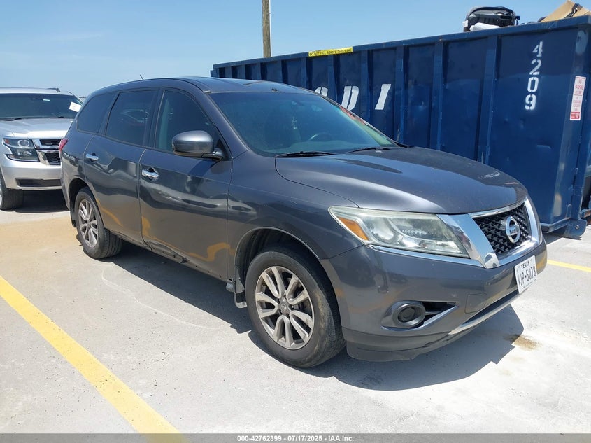 5N1AR2MMXEC733581 2014 Nissan Pathfinder S auction photo 1