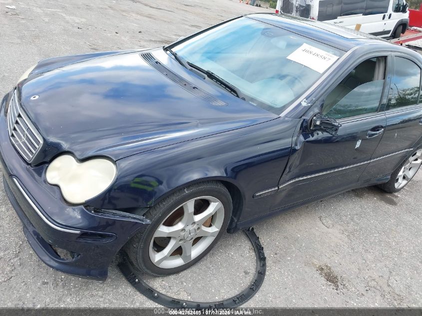 2007 Mercedes-Benz C 230 Sport VIN: WDBRF52H27F842768 Lot: 42762465