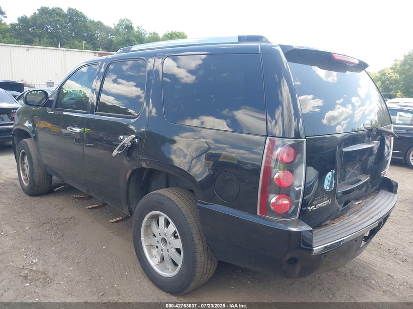 2007 GMC Yukon Denali black other gasoline 1GKFK63807J238044 photo #4