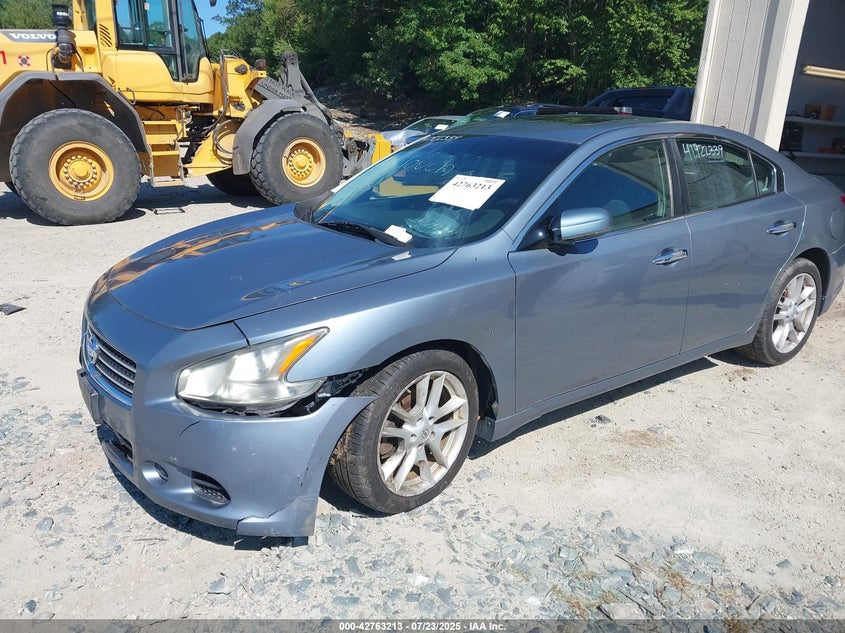 2010 Nissan Maxima 3.5 S blue sedan gasoline 1N4AA5APXAC820201 photo #3