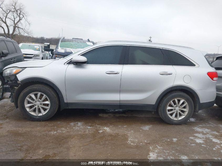 2018 Kia Sorento 2.4L Lx VIN: 5XYPG4A31JG346533 Lot: 42763381