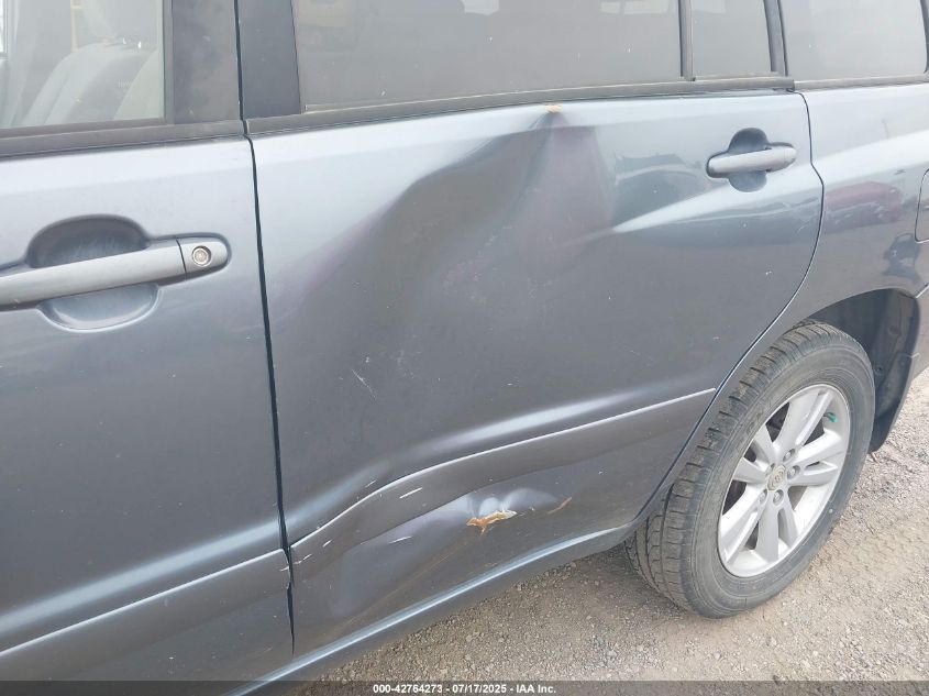 2006 Toyota Highlander Hybrid V6 VIN: JTEEW21A060011883 Lot: 42764273