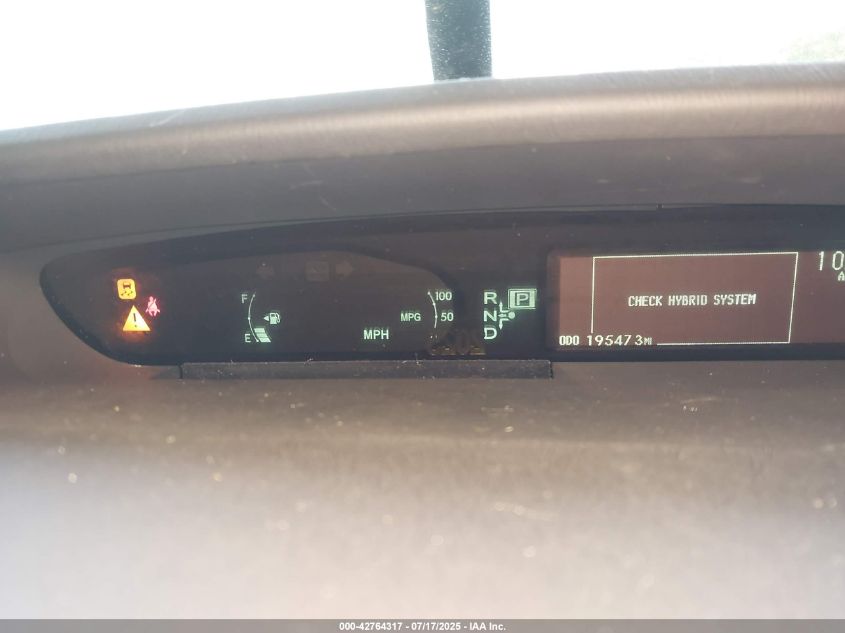 2010 Toyota Prius I/Ii/Iii/Iv/V VIN: JTDKN3DU6A115805 Lot: 42764317