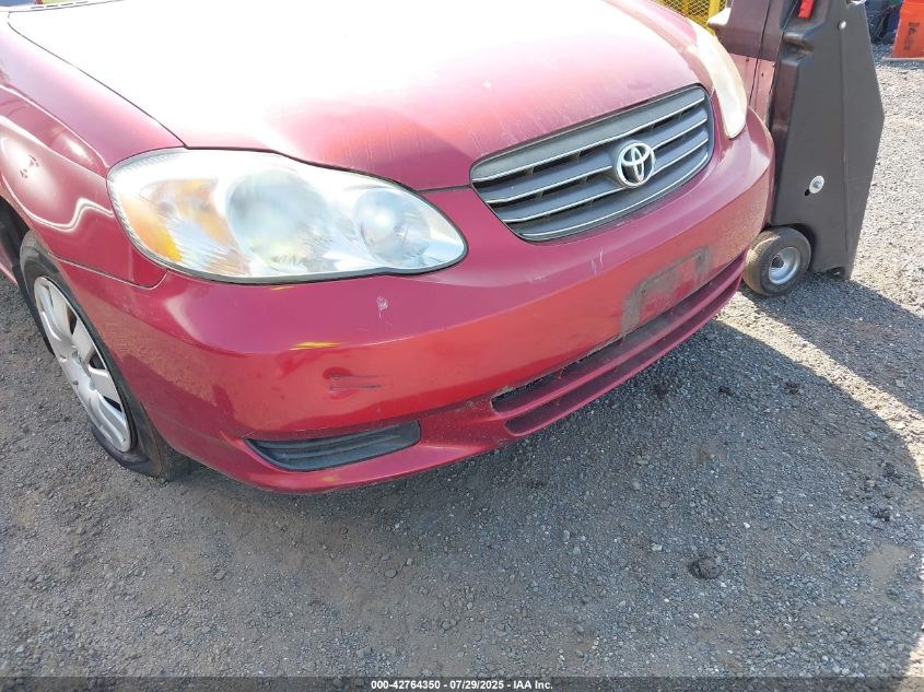 2004 Toyota Corolla Le VIN: 2T1BR32E74C274333 Lot: 42764350