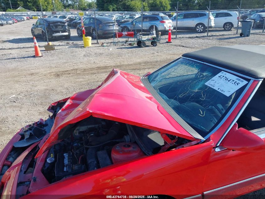 1995 Chrysler Lebaron Gtc VIN: 1C3EU4531SF609476 Lot: 42764735