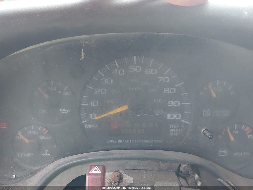 1997 Chevrolet Chevy Van VIN: 1GCFG25M4V1019245 Lot: 42765391