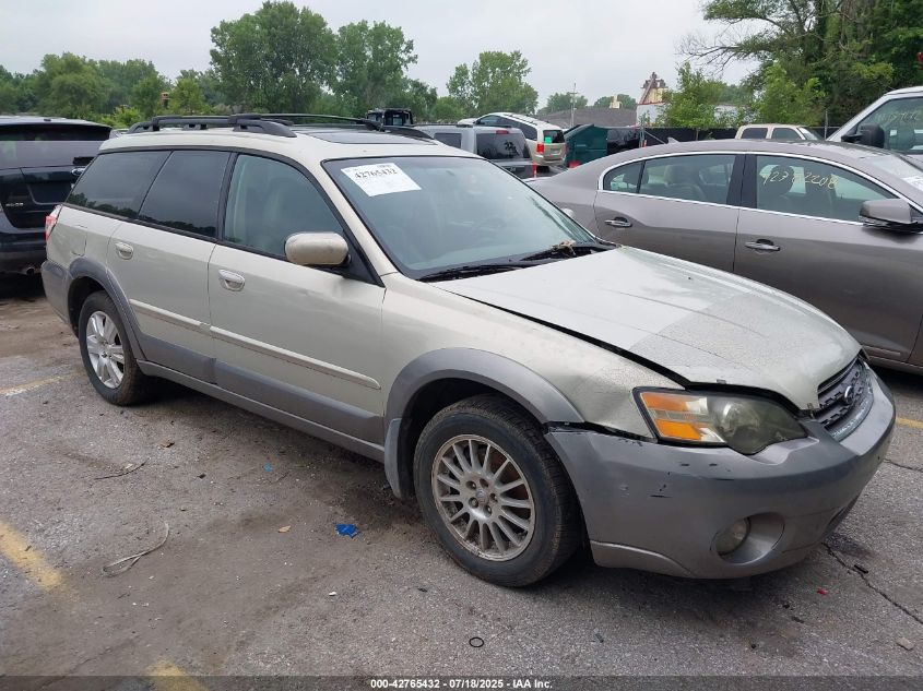 2005 Subaru Outback 2.5I Limited gold wagon gasoline 4S4BP62C657385315 photo #1