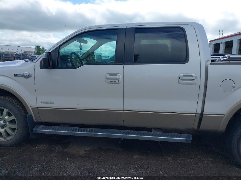 2012 Ford F-150 King Ranch VIN: 1FTFW1ET7CKD24752 Lot: 42765613