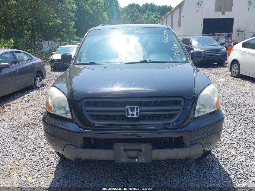 2004 Honda Pilot Ex-L VIN: 2HKYF18574H508045 Lot: 42765844
