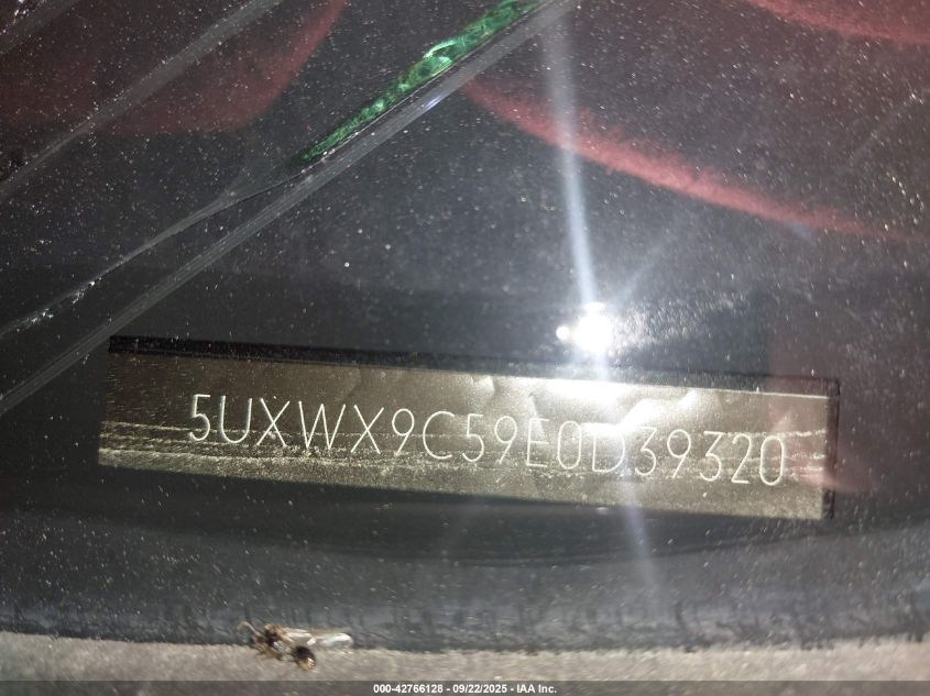 2014 BMW X3 xDrive28I VIN: 5UXWX9C59E0D39320 Lot: 42766128