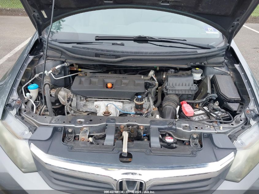 2012 Honda Civic Lx VIN: 19XFB2F5XCE106387 Lot: 42766136