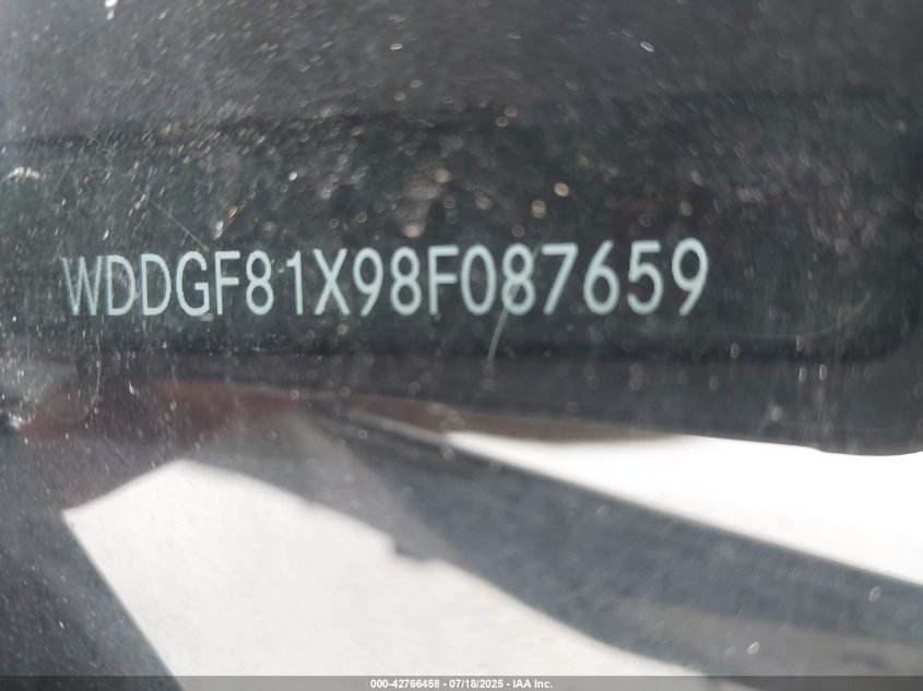2008 Mercedes-Benz C 300 Luxury 4Matic/Sport 4Matic VIN: WDDGF81X98F087659 Lot: 42766458