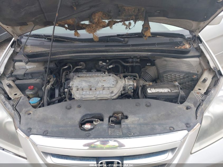 2006 Honda Odyssey Touring VIN: 5FNRL38876B101136 Lot: 42766734