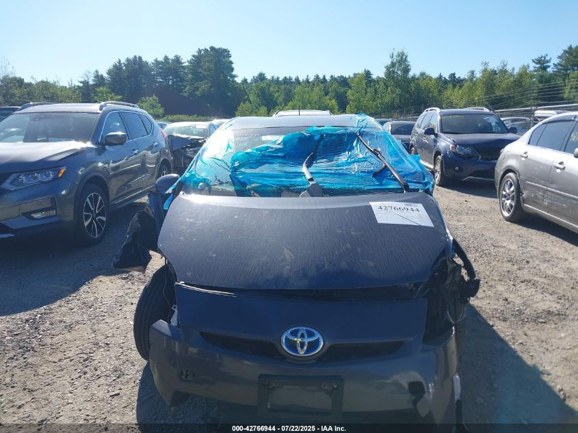 2011 Toyota Prius Two VIN: JTDKN3DU3B1405808 Lot: 42766944