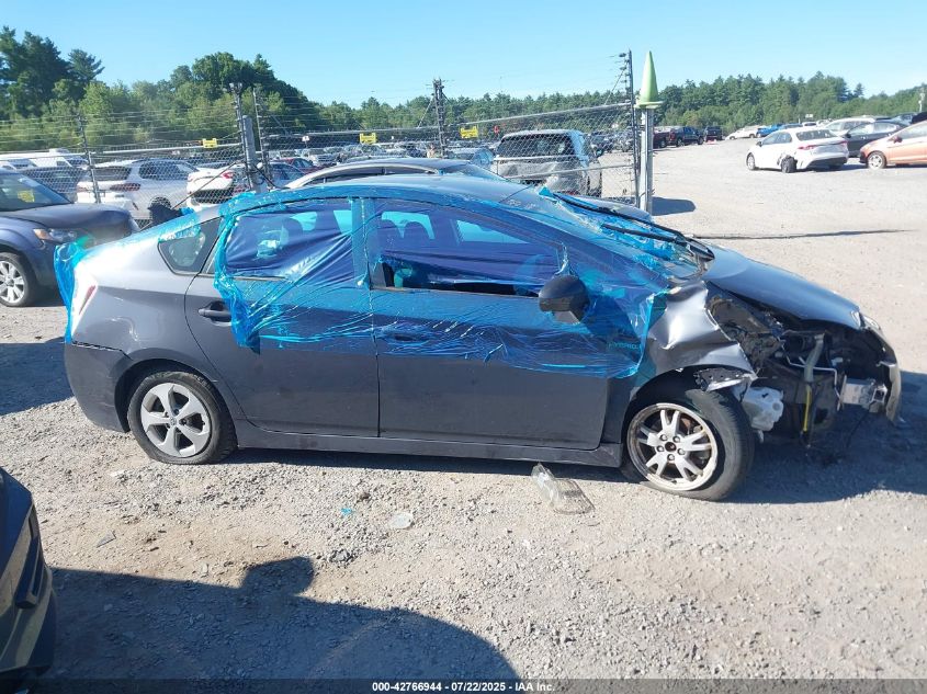 2011 Toyota Prius Two VIN: JTDKN3DU3B1405808 Lot: 42766944