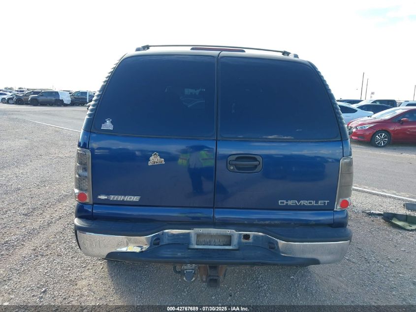 2000 Chevrolet Tahoe All New Ls VIN: 1GNEK13T9YJ205762 Lot: 42767689