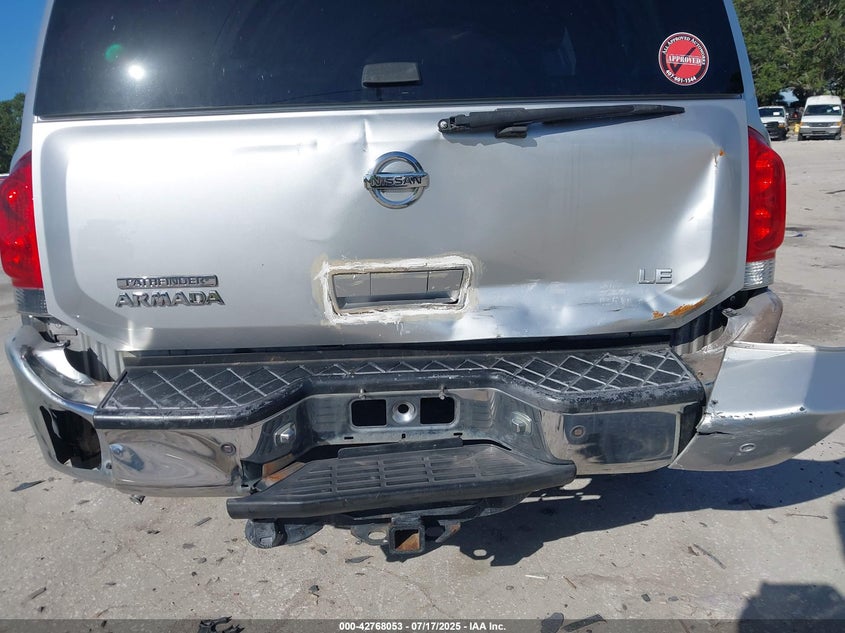 2004 Nissan Pathfinder Armada Le VIN: 5N1AA08B44N745989 Lot: 42768053