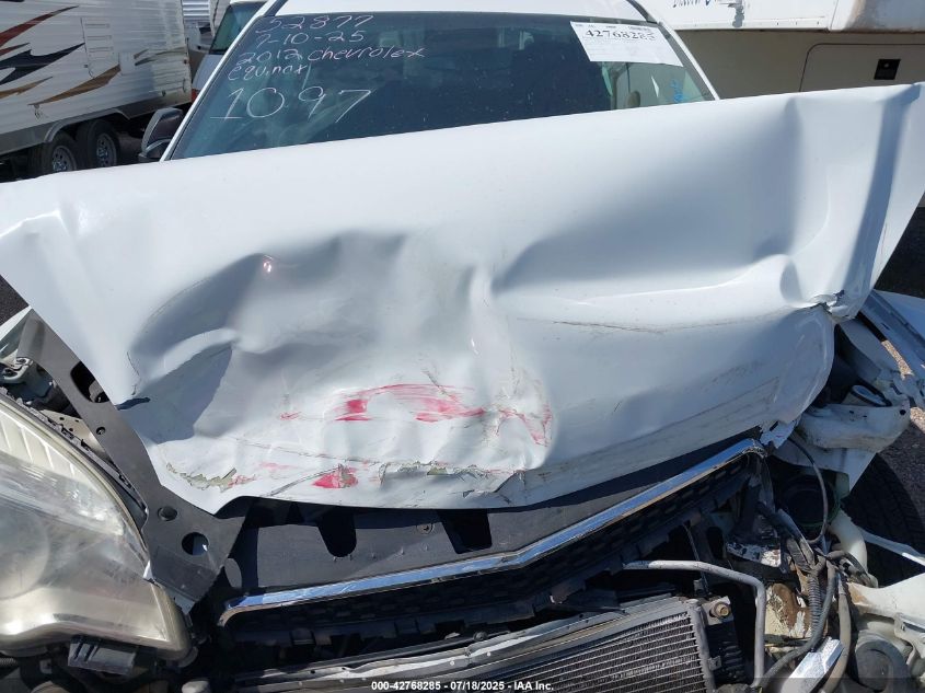 2012 Chevrolet Equinox Ls VIN: 2GNALBEK7C6291097 Lot: 42768285