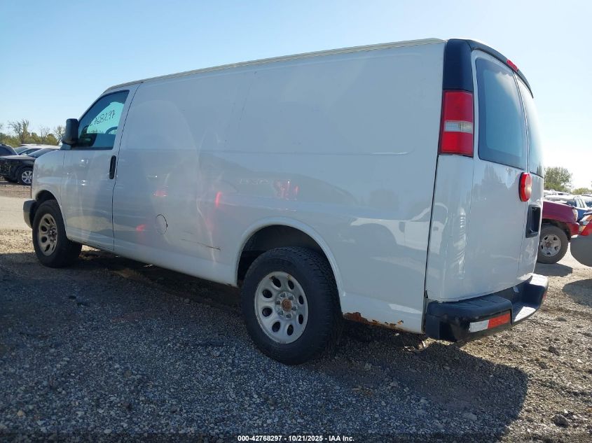 2013 Chevrolet Express 1500 Work Van white van gasoline 1GCSGAFX7D1157152 photo #4