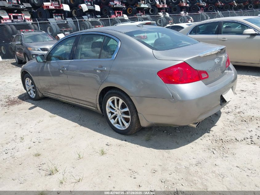 2009 Infiniti G37X VIN: JNKCV61F89M361436 Lot: 42768725
