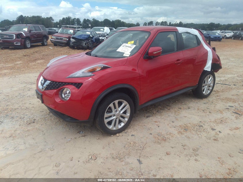 Vin: jn8af5mrxgt602202, lot: 43262460, nissan juke s 20162