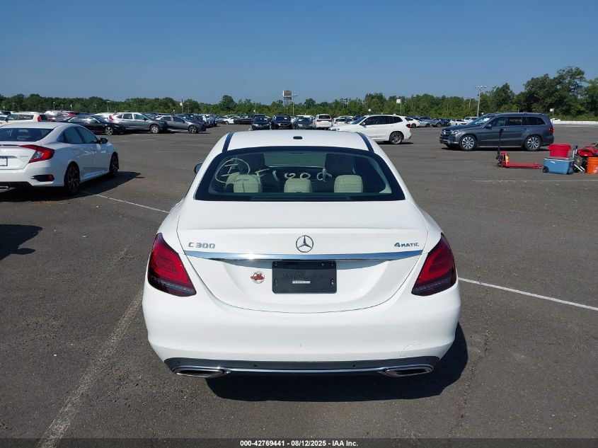 2021 Mercedes-Benz C 300 4Matic VIN: W1KWF8EB4MR618818 Lot: 42769441