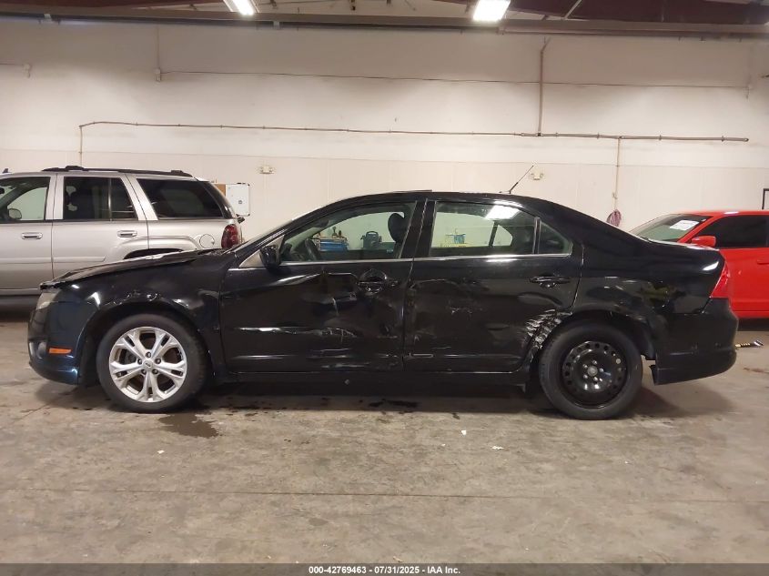2012 Ford Fusion Se VIN: 3FAHP0HA7CR160267 Lot: 42769463