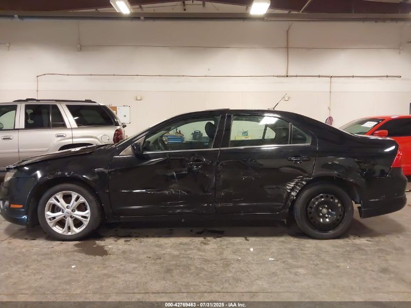 2012 Ford Fusion Se VIN: 3FAHP0HA7CR160267 Lot: 42769463