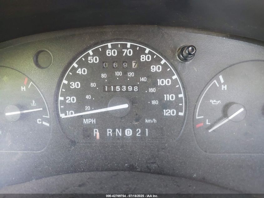2000 Ford Ranger Xl/Xlt VIN: 1FTYR14V7YPB04542 Lot: 42769754