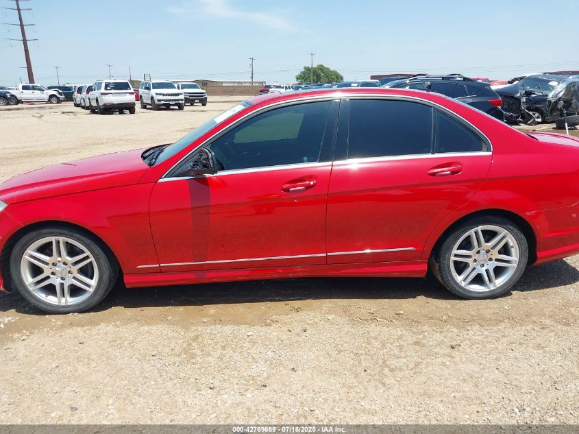 2009 Mercedes-Benz C 350 Sport VIN: WDDGF56X79R062301 Lot: 42769869