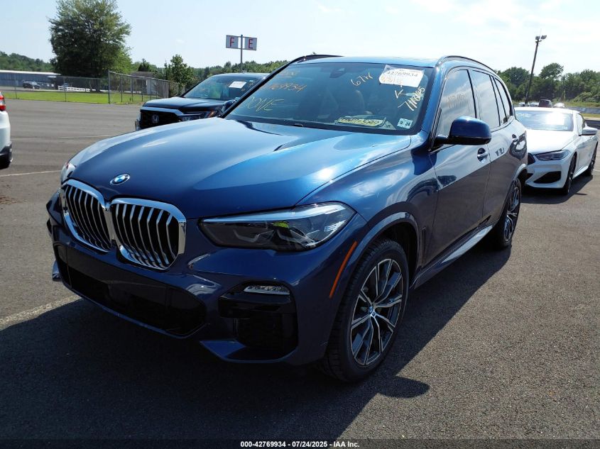 2019 BMW X5 xDrive40I blue suv gasoline 5UXCR6C58KLL64082 photo #3