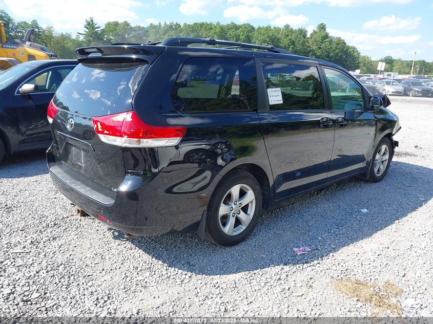 2011 Toyota Sienna Le V6 VIN: 5TDKK3DC8BS162418 Lot: 42770273