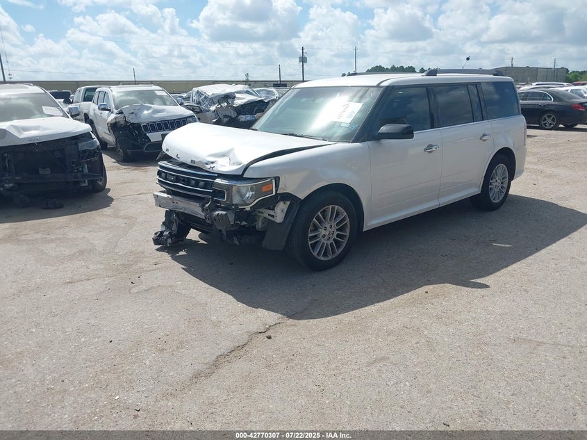 Vin: 2fmgk5c89fba00458, lot: 43263665, ford flex sel 20152