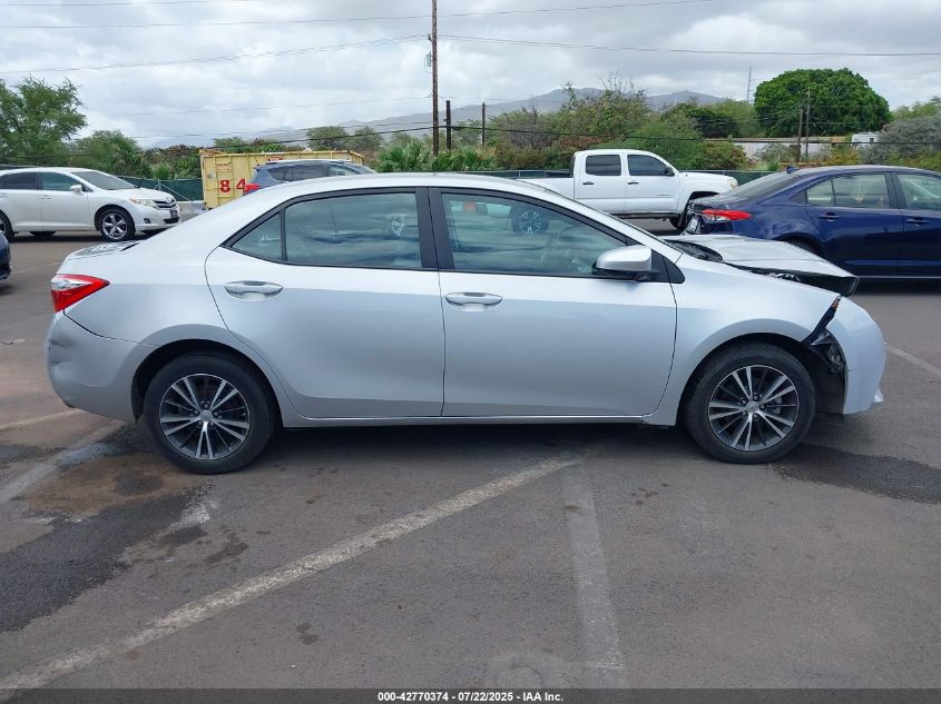 2016 Toyota Corolla Le VIN: 5YFBURHE2GP525658 Lot: 42770374