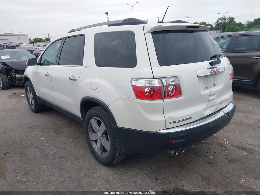 Vin: 1gkkrredxcj374052, lot: 43263749, gmc acadia slt-1 20123